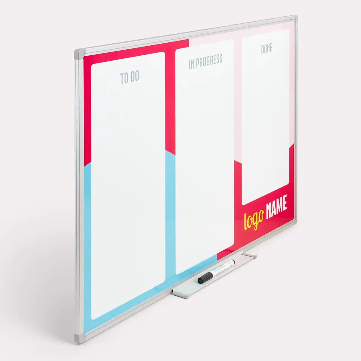 Premium whiteboard bedrukken - Full colour gepersonaliseerd whiteboard