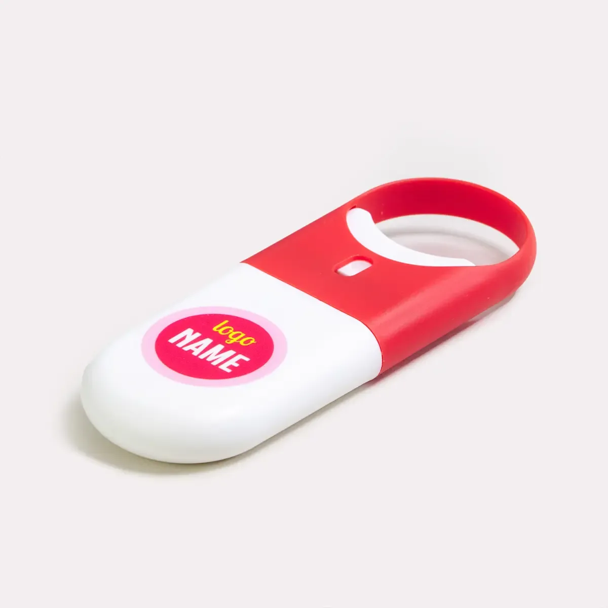 Sleutelhanger met zonnebrand SPF 30 – bedrukt relatiegeschenk